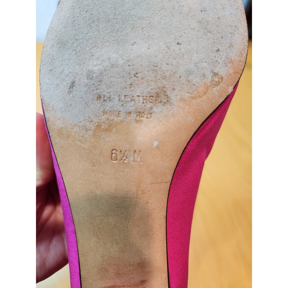 Yves Saint Laurent‎ YSL Pink Pointed Toe Pumps Classic Heels Size US 7 - Picture 7 of 12